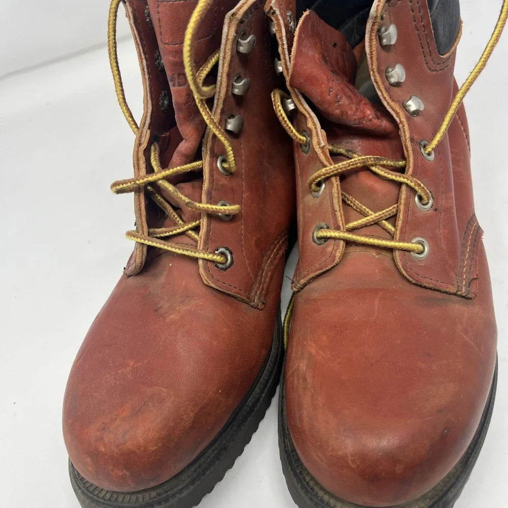 Vintage Red Wing Steel Toe Work Boots 29064 Supersole ANSI Z41 PT83 Mens 7.5 D
